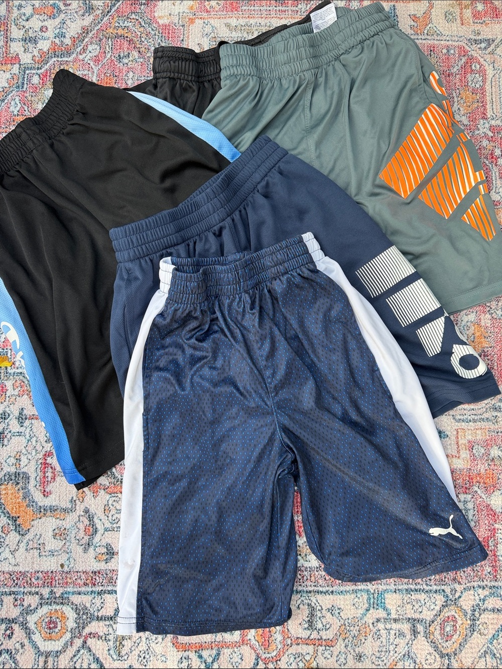 Bundle of 5 Boys Athletic Shorts Size M